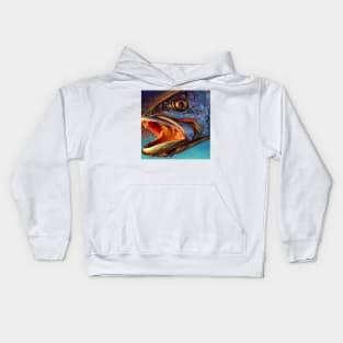 Speckled Sea Trout Painting Kids Hoodie